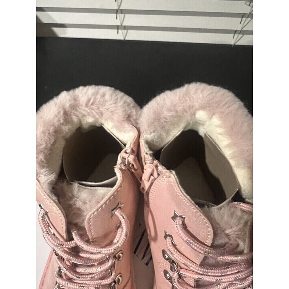 DREAM PAIRS Kids Girls Boys Ankle Booties Side Zipper Fashion Warm Snow Boots 4 - Picture 6 of 9